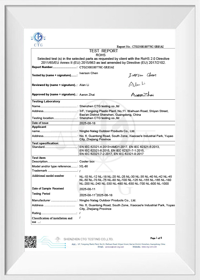 Informe de prueba Rohs
