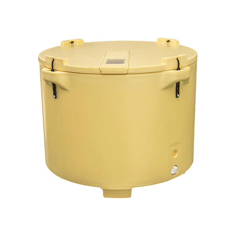 NL630L Tina de pescado aislada redonda para la industria de mariscos y camarones